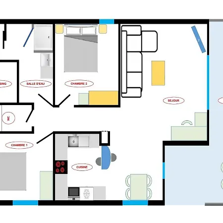 Soleil Topaze - 68 M2 - Terrasse - Jardinet - Transats - Vue Panoramique Sur Toute La Baie