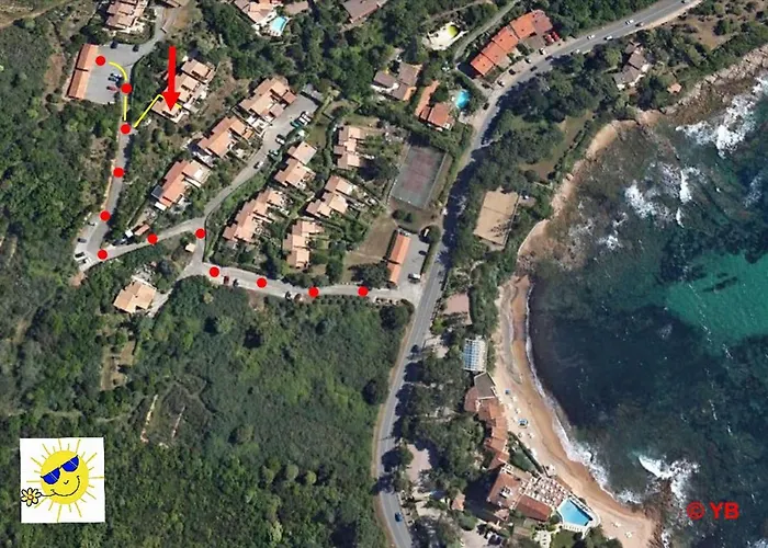 Soleil Topaze - 68 M2 - Terrasse - Jardinet - Transats - Vue Panoramique Sur Toute La Baie 아파트
