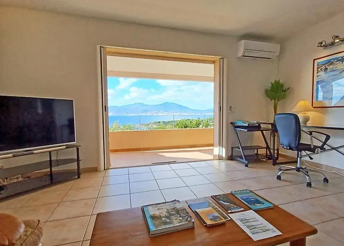 아파트 Soleil Topaze - 68 M2 - Terrasse - Jardinet - Transats - Vue Panoramique Sur Toute La Baie *
