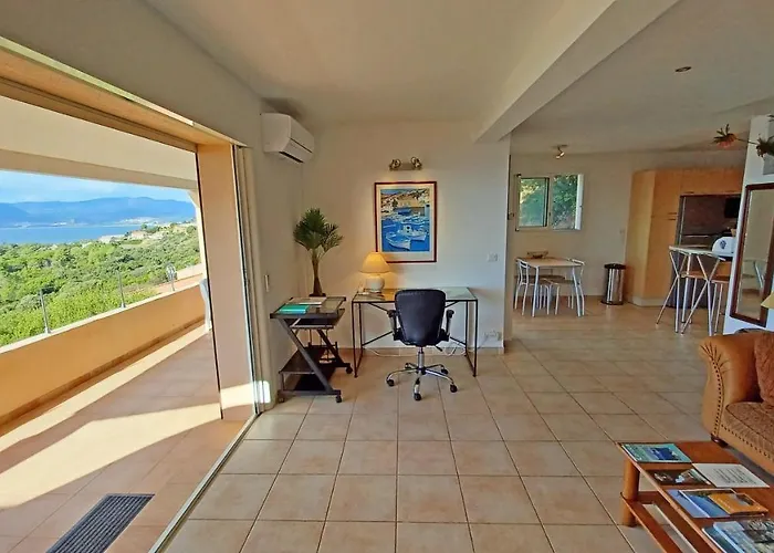 아파트 Soleil Topaze - 68 M2 - Terrasse - Jardinet - Transats - Vue Panoramique Sur Toute La Baie 포르티씨오