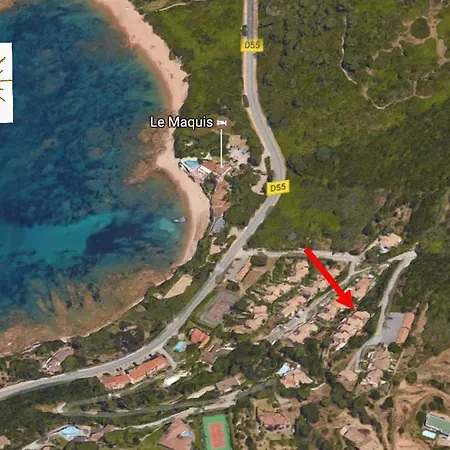 Soleil Topaze - 68 M2 - Terrasse - Jardinet - Transats - Vue Panoramique Sur Toute La Baie Lejlighed *