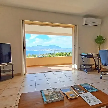 아파트 Soleil Topaze - 68 M2 - Terrasse - Jardinet - Transats - Vue Panoramique Sur Toute La Baie *