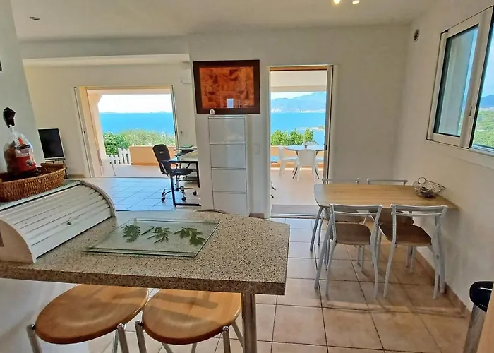 Soleil Topaze - 68 M2 - Terrasse - Jardinet - Transats - Vue Panoramique Sur Toute La Baie * Porticcio (Corsica)